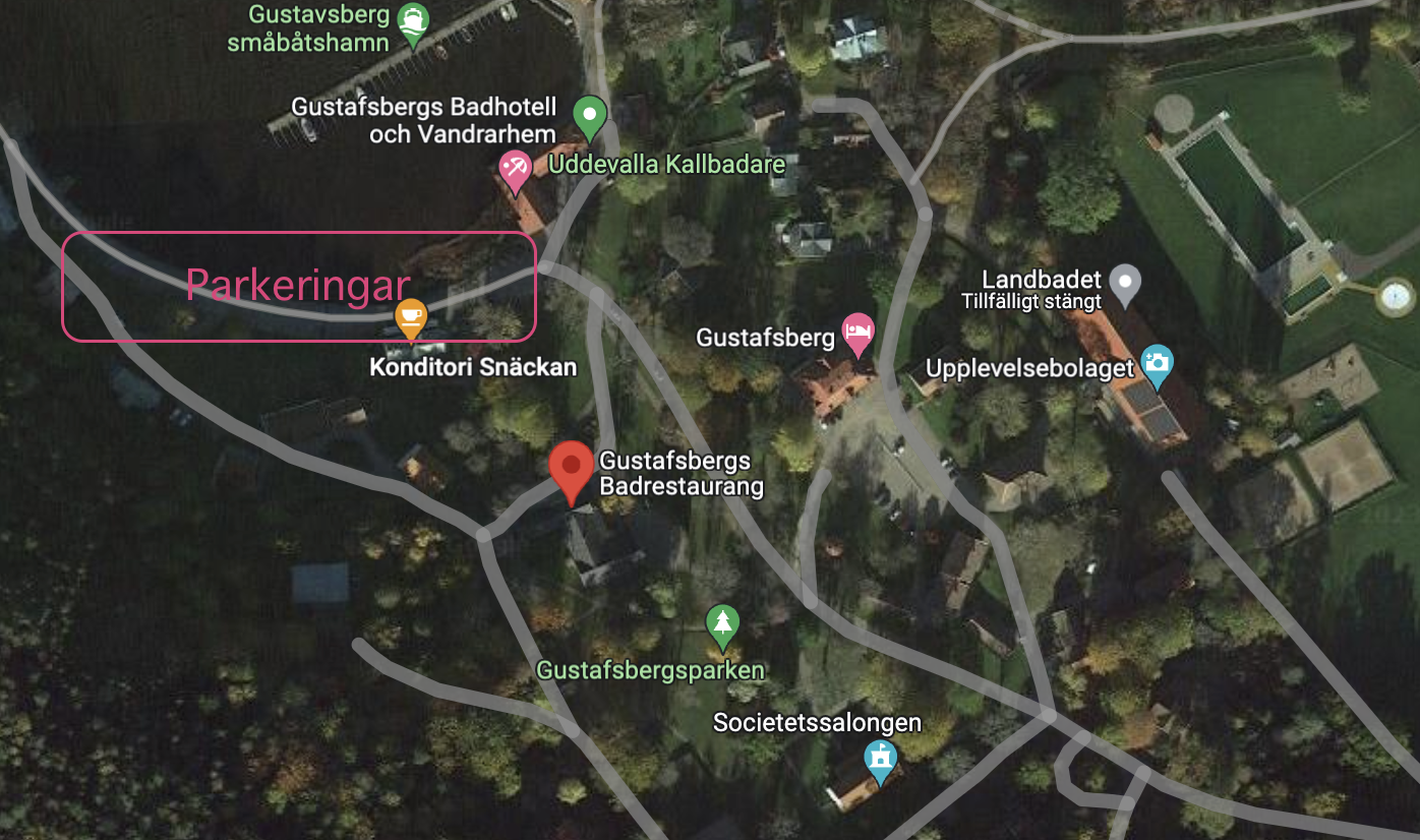 Karta till badrestaurangen